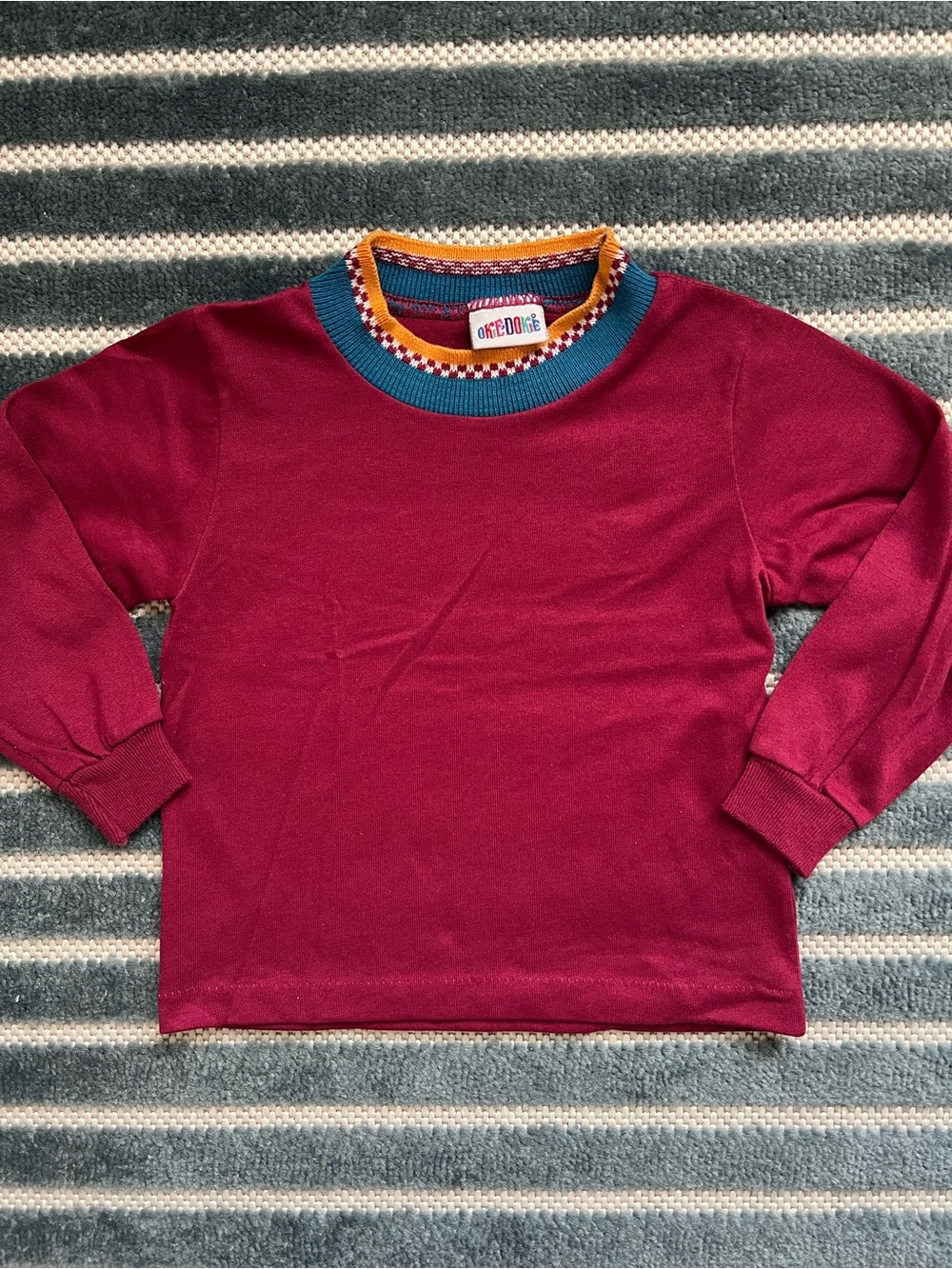 Vintage Okie Dokie Long Sleeve Shirt Size 3T